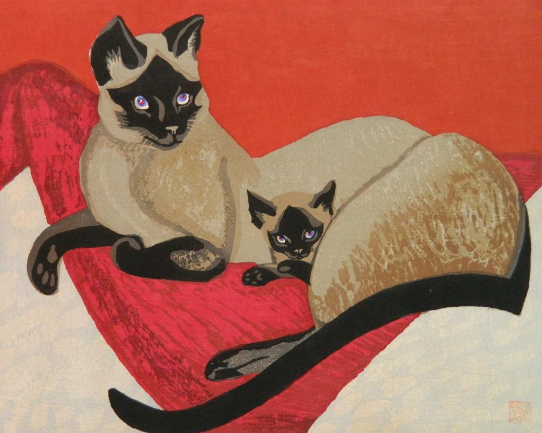 Junichiro Sekino woodcut (1 of 4)