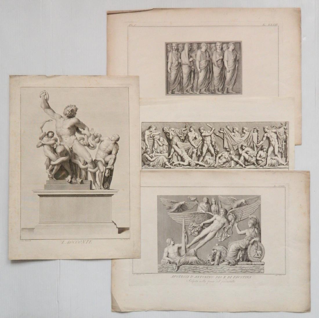 4 Neo-Classical etchings (1 of 7)