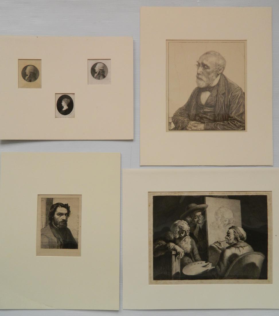 Felix Bracquemond etching (1 of 8)