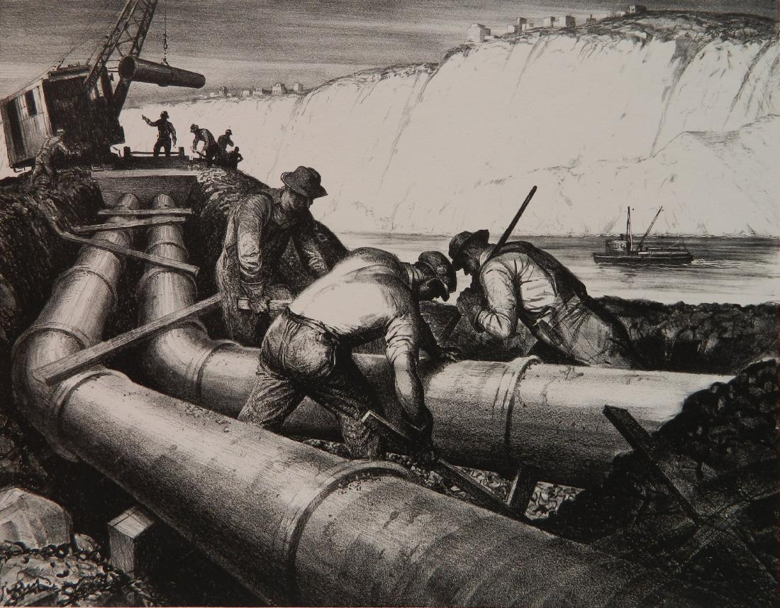 James E. Allen lithograph (1 of 4)