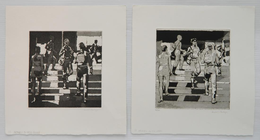 Isabel Bishop 2 aquqtints (1 of 6)