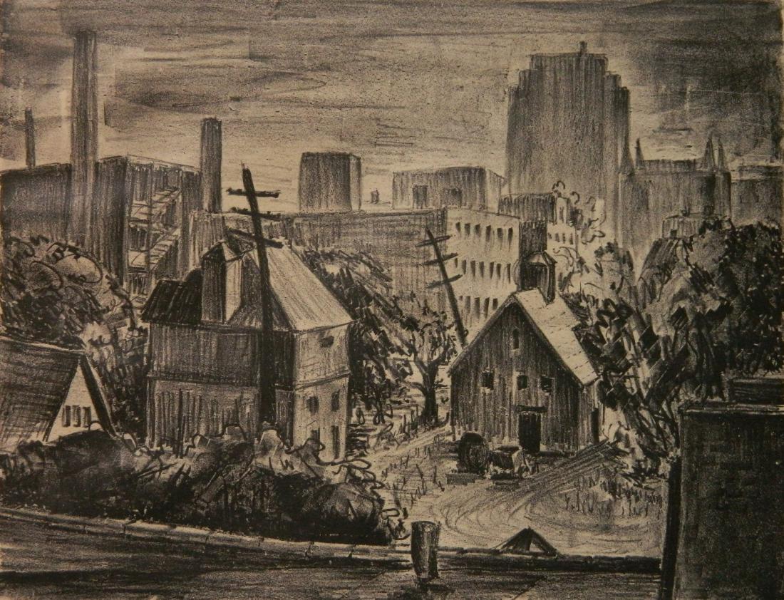 Mabel Hewit lithograph (1 of 4)