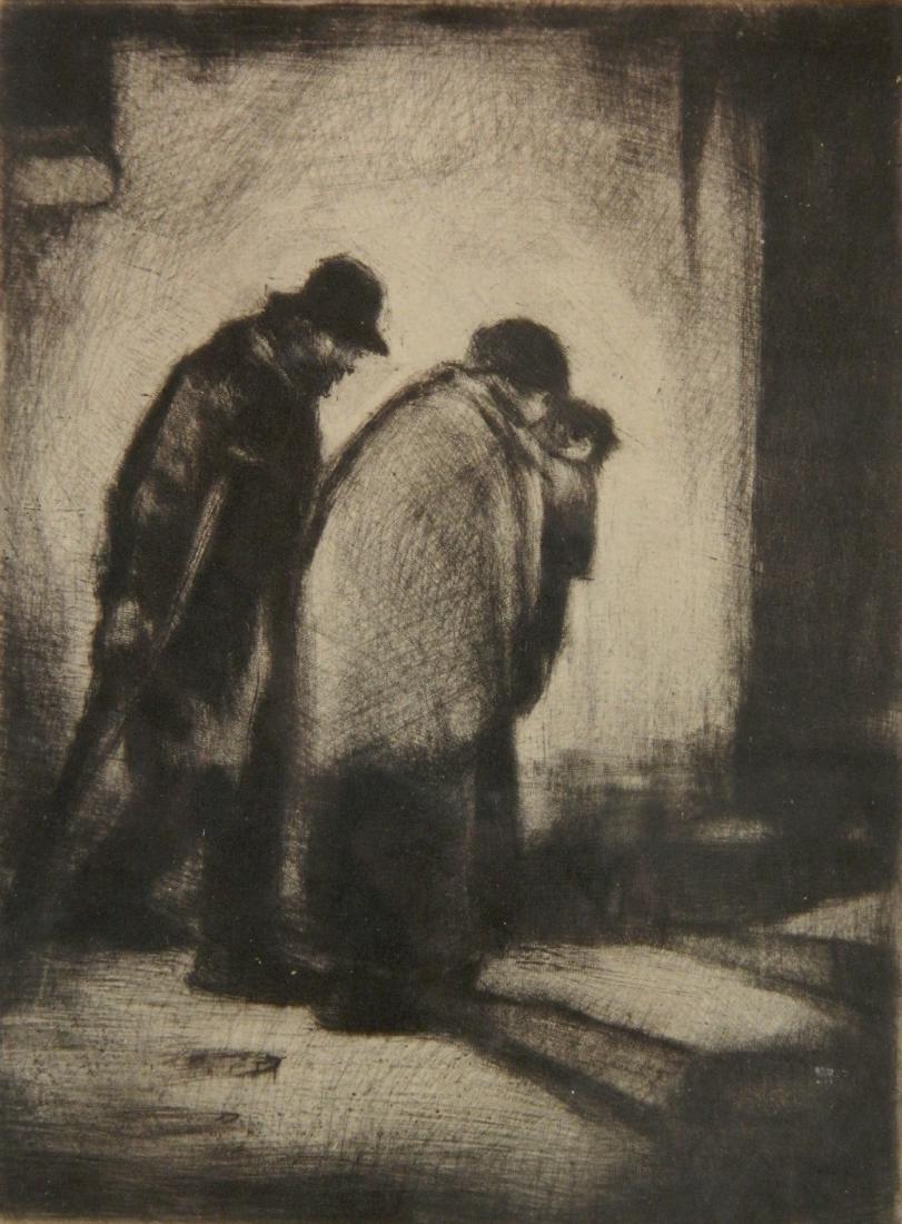 Eugene Higgins 2 intaglios (1 of 6)