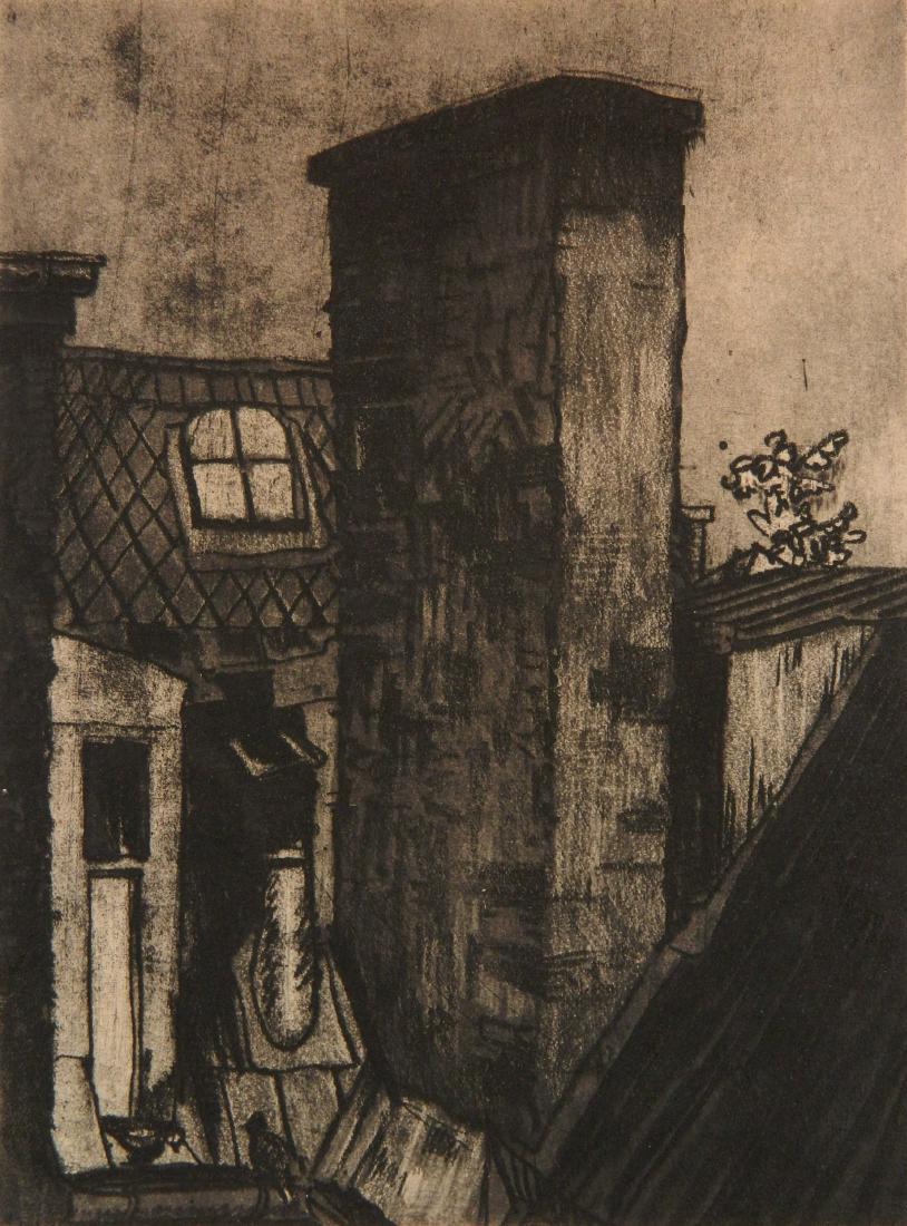 Kalman Kubinyi etching (1 of 4)