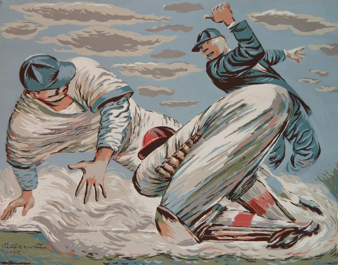 Fletcher Martin silkscreen (1 of 4)