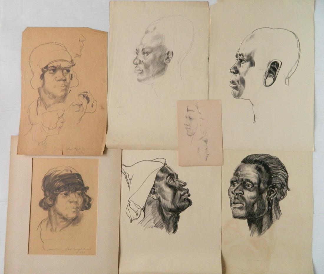 Paul Travis 9 portrait drawings (1 of 10)