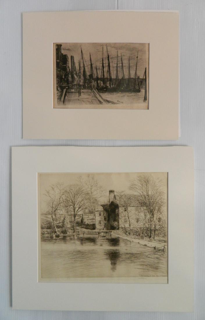 James A. M. Whistler; Kerr Eby - 2 intaglios (1 of 6)