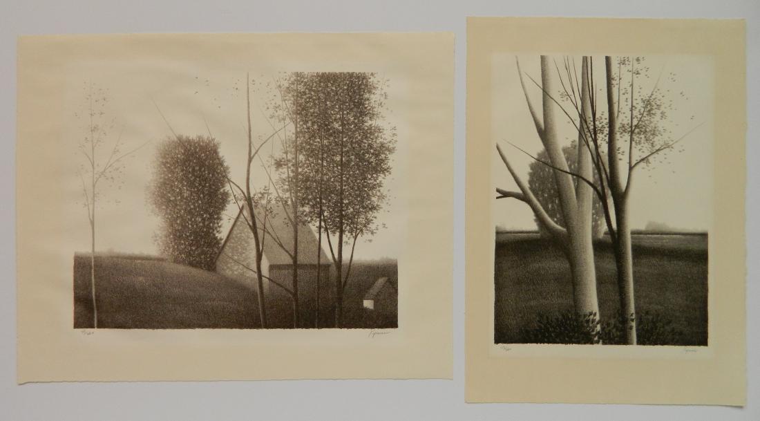 Robert Kipniss 2 lithographs (1 of 6)
