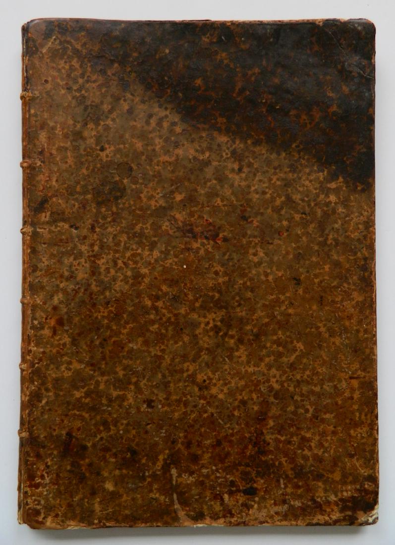 ''Les Plans, Profils et Elevations...'': ''Les Plans, Profils et Elevations, des Ville, et Chateau de Versailles avec les Bosquets, et Fontaines'', Chez Demortain, Paris, 1716, some engraved plates missing, hard bound covered in leather, cov