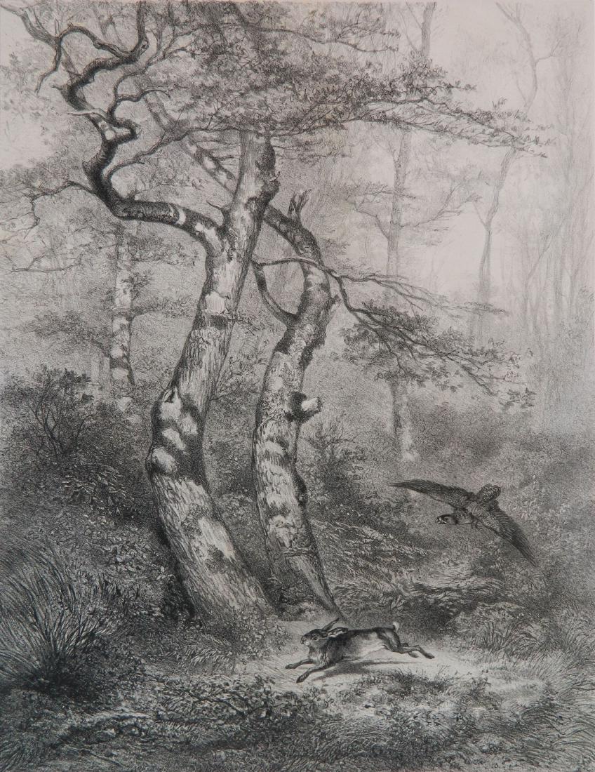 Karl Bodmer lithograph (1 of 3)