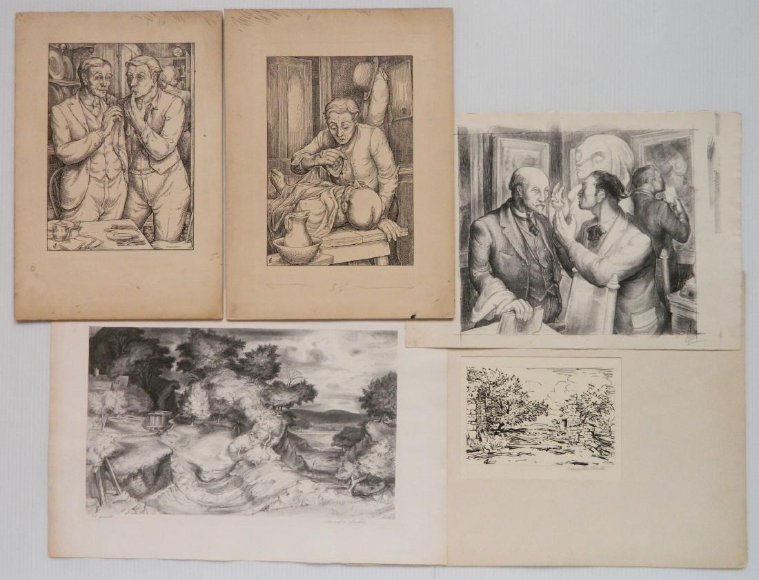 Charles Locke 5 works on paper (1 of 7)