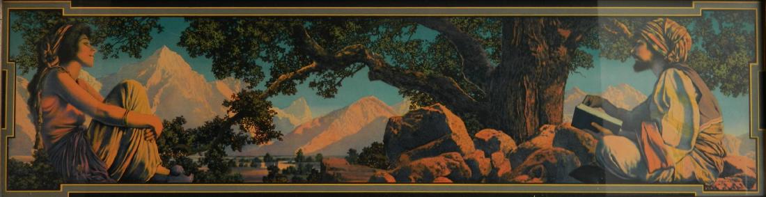 Maxfield Parrish chromolithograph (1 of 3)