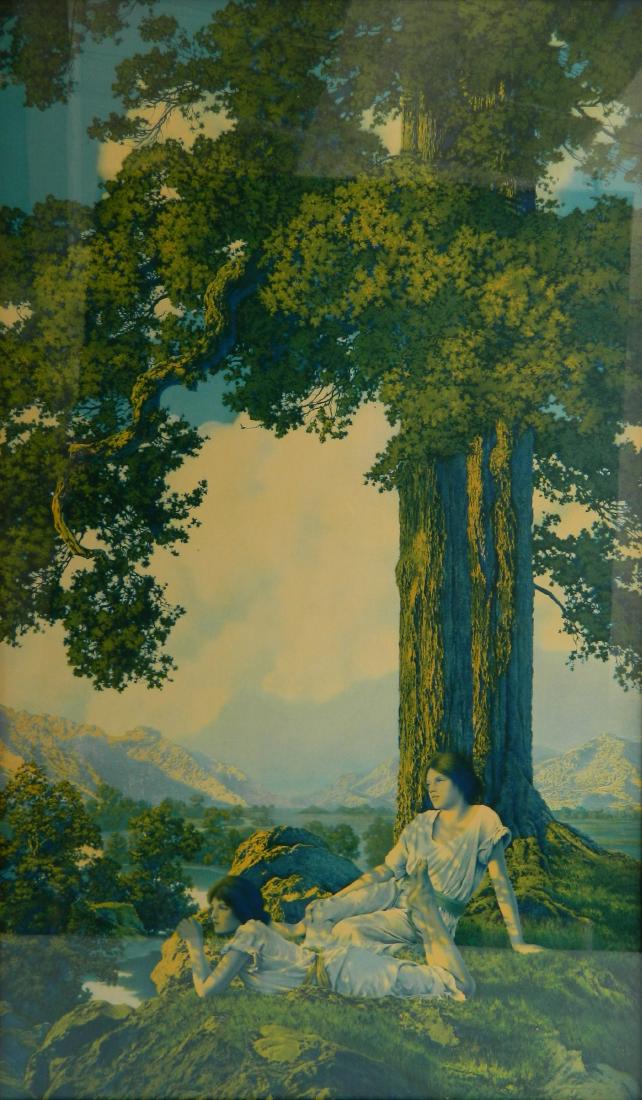 Maxfield Parrish chromolithograph (1 of 3)