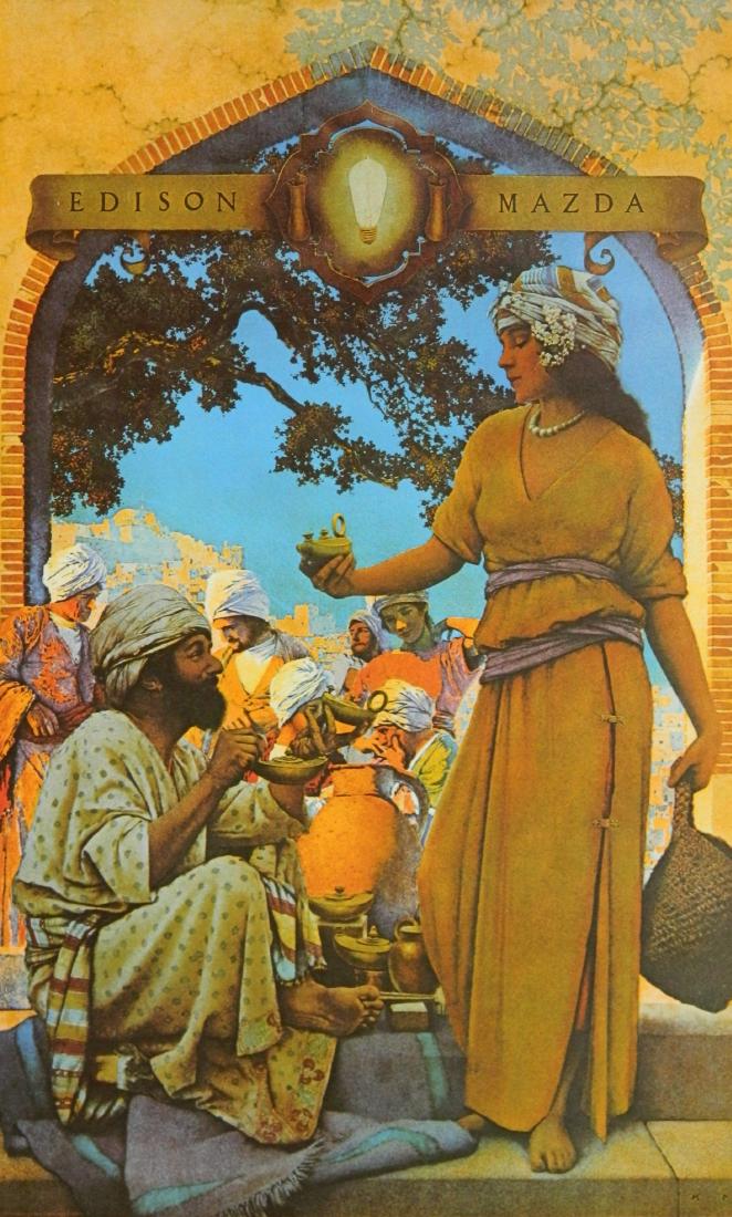 Maxfield Parrish chromolithograph (1 of 3)