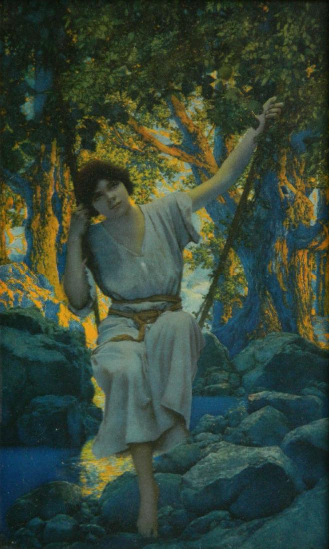 Maxfield Parrish chromolithograph (1 of 3)
