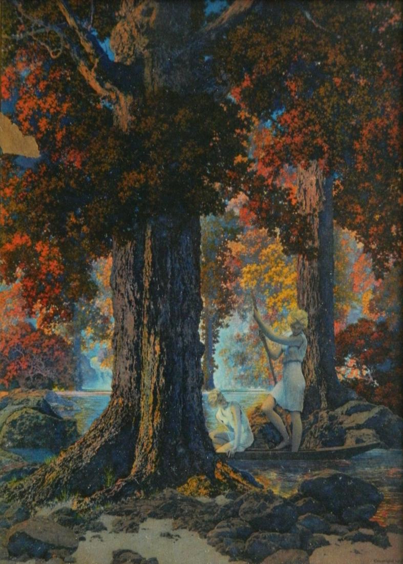 Maxfield Parrish chromolithograph (1 of 3)