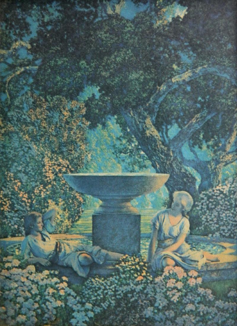 Maxfield Parrish chromolithograph (1 of 3)