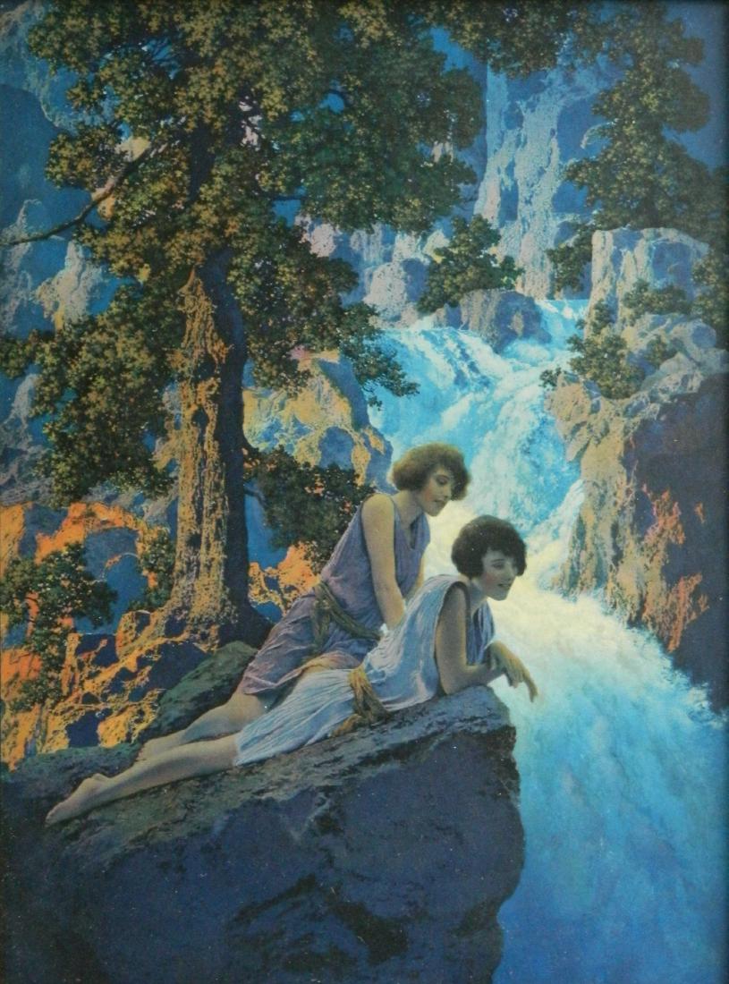 Maxfield Parrish chromolithograph (1 of 3)