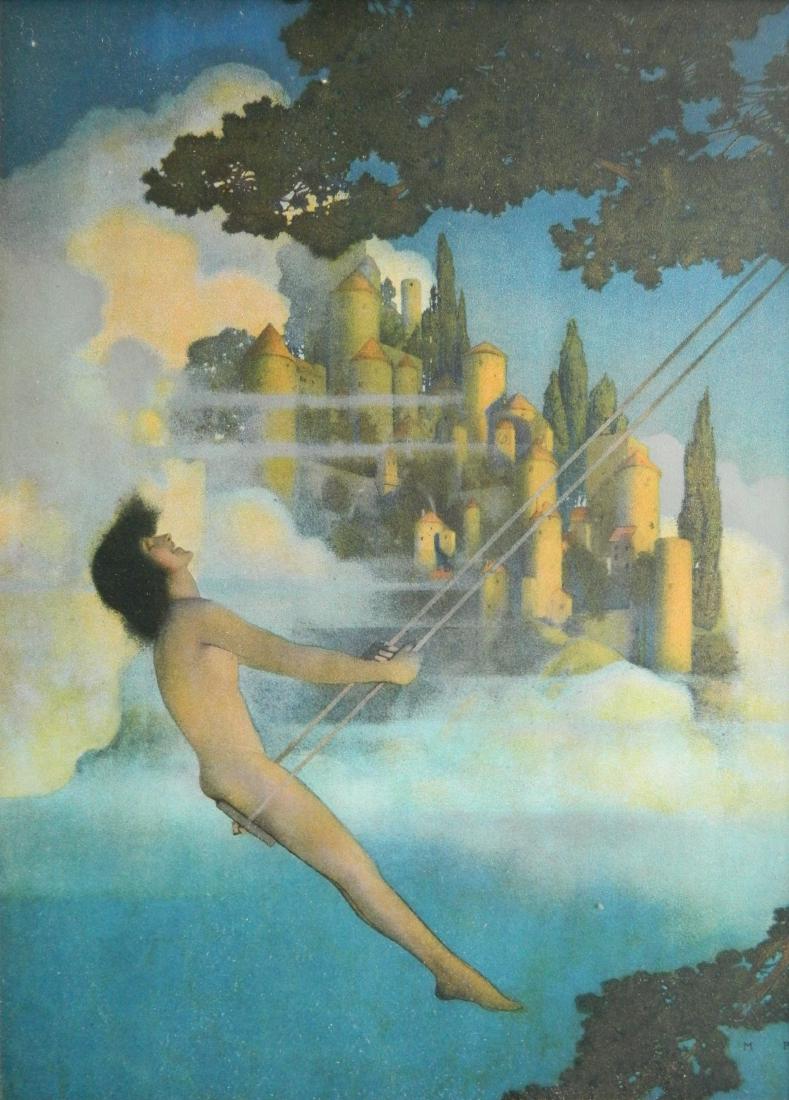 Maxfield Parrish chromolithograph (1 of 3)