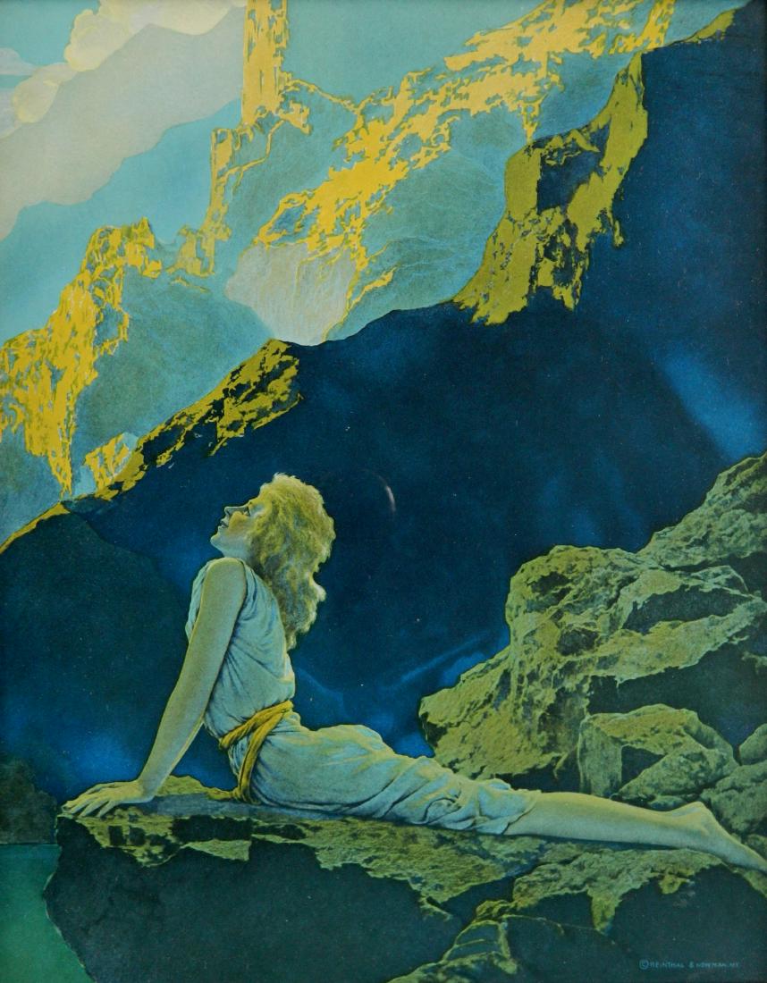 Maxfield Parrish chromolithograph (1 of 3)