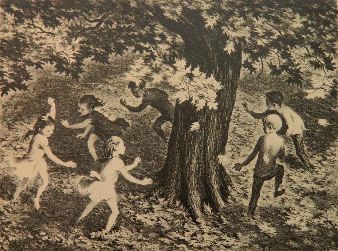 Lawrence Beall Smith lithograph (1 of 4)