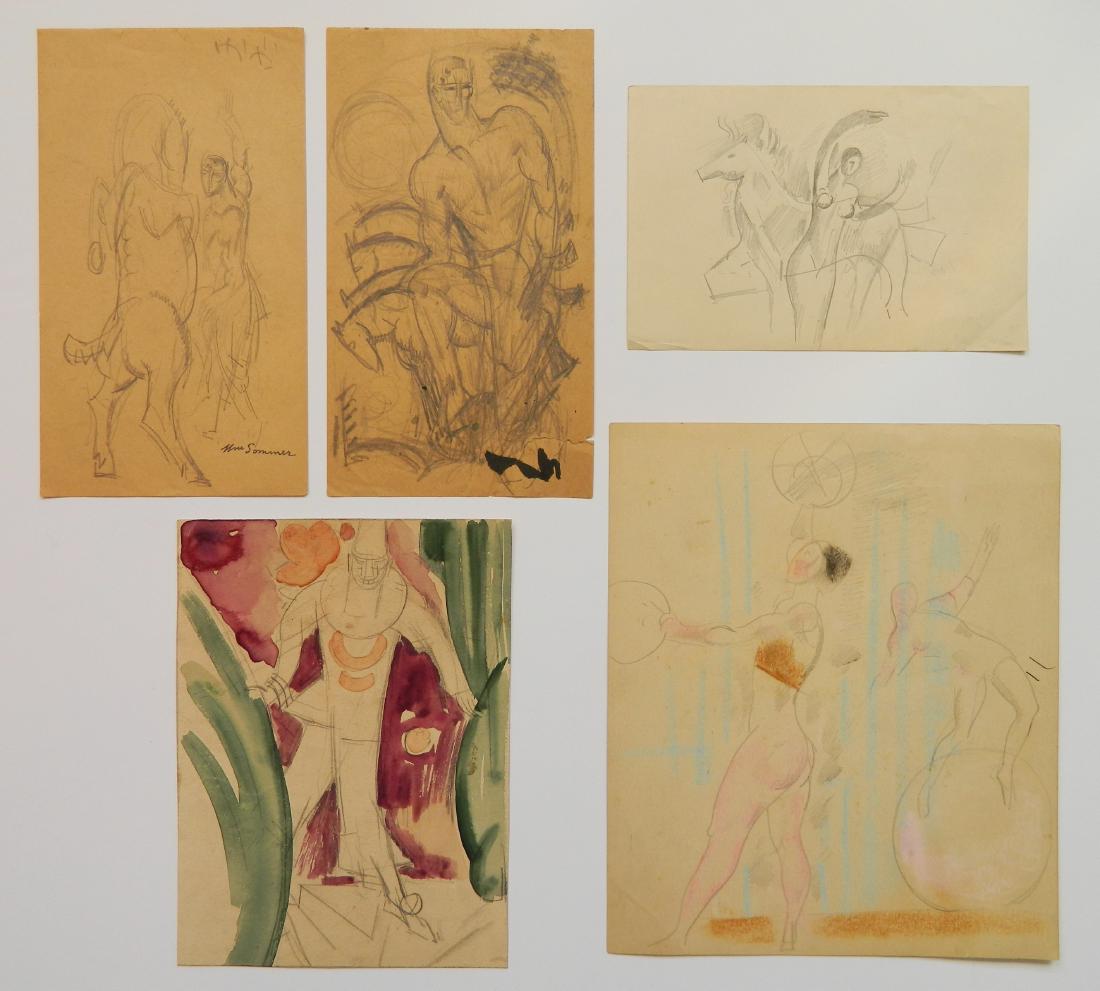 William Sommer 5 drawings (1 of 5)