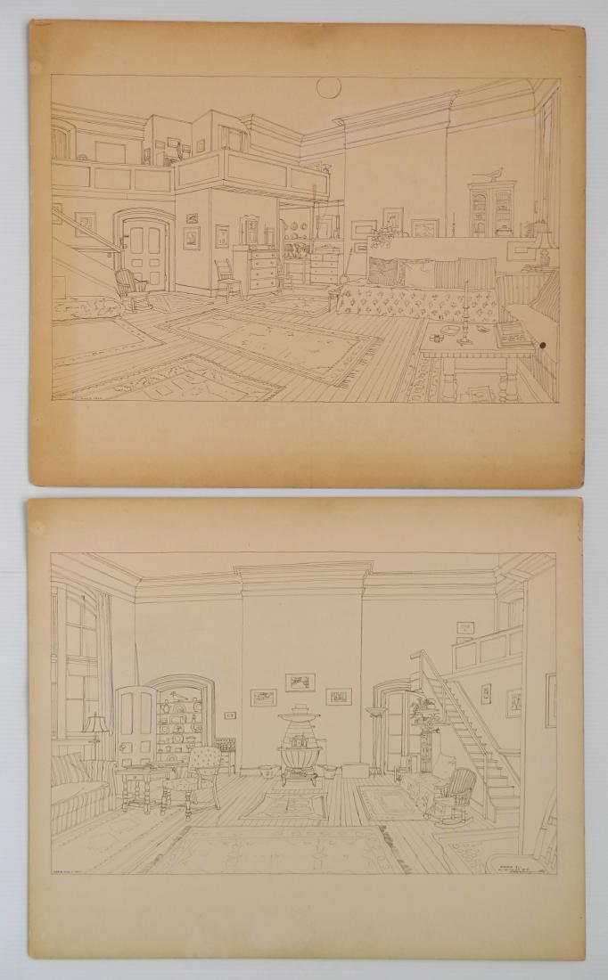 Stow Wengenroth 2 pen and ink drawings (1 of 5)