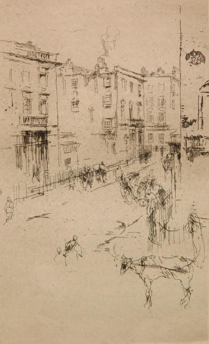James A. M. Whistler etching (1 of 3)