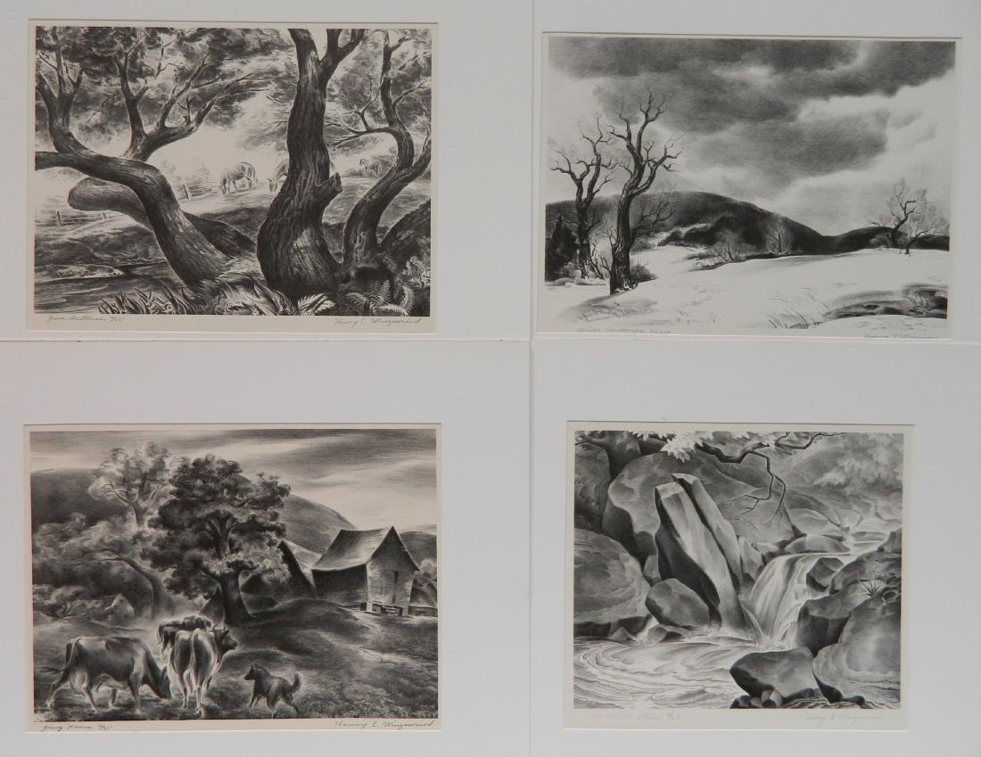 Henry E. Winzenreid 4 lithographs (1 of 7)