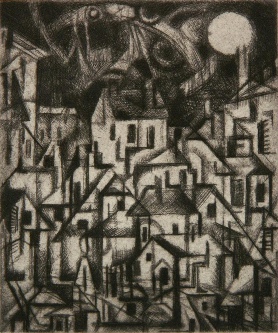 Sidney Chafetz etching (1 of 4)