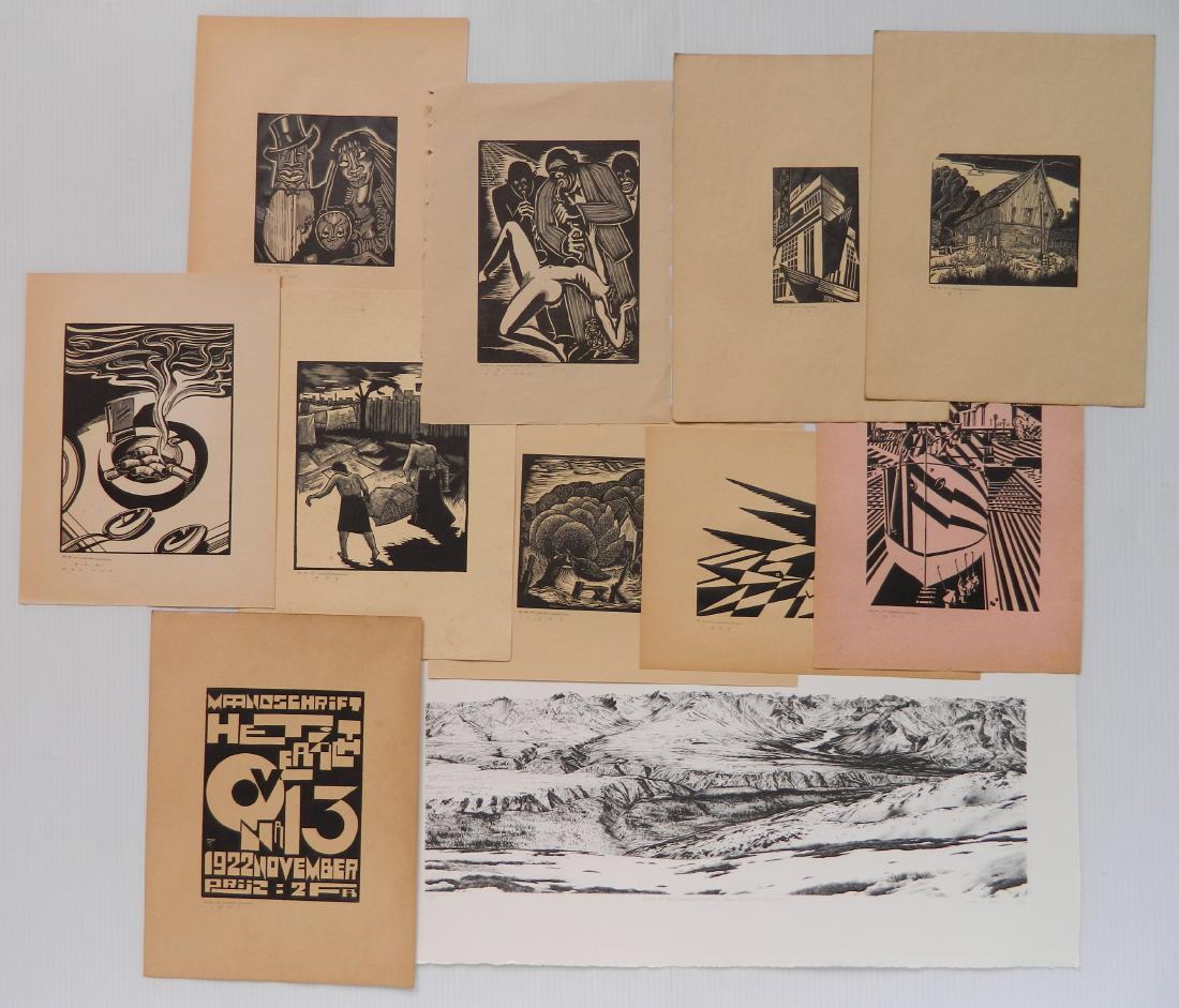 C. M. Washington 10 relief prints (1 of 6)