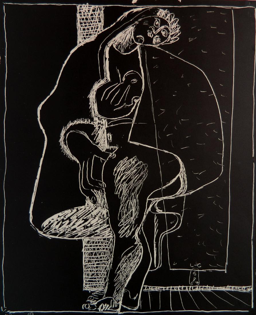 Le Corbusier lithograph (1 of 3)