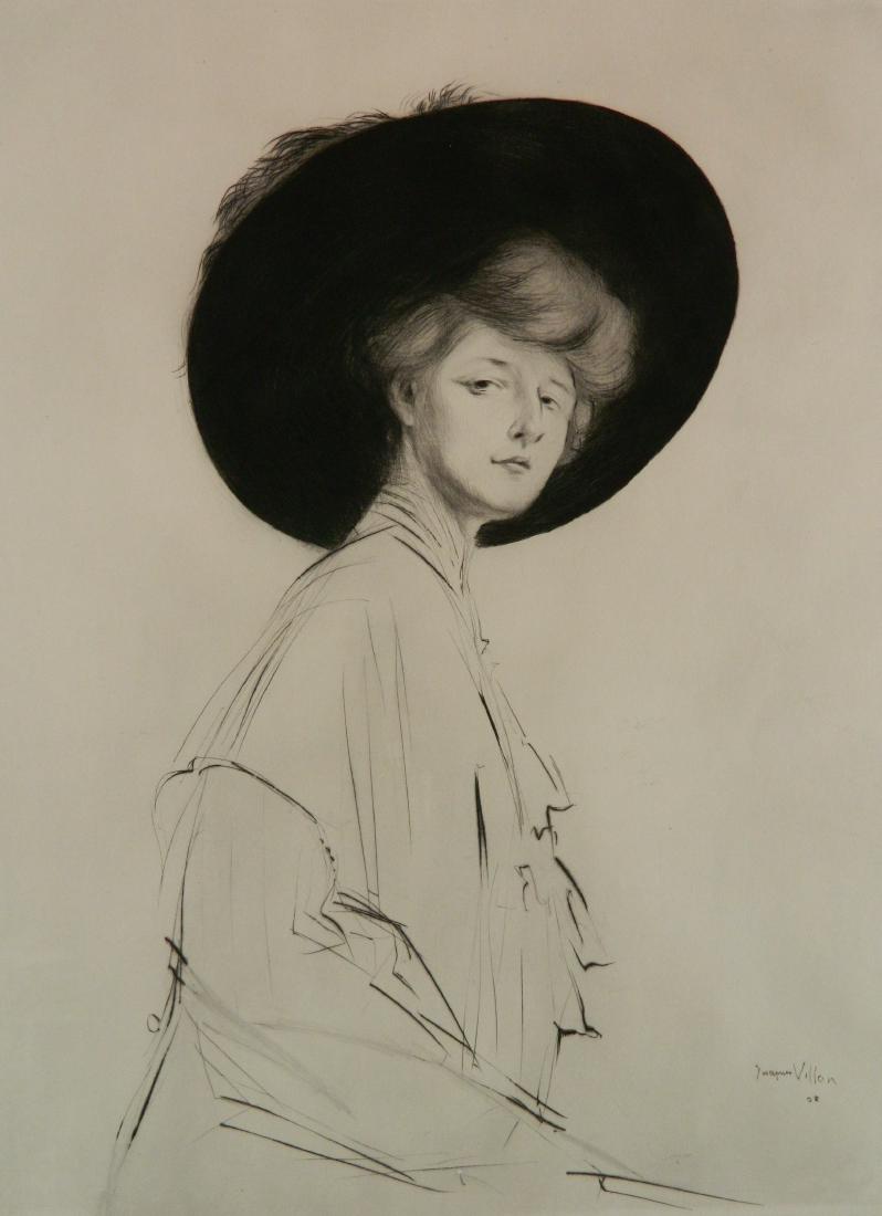 Jacques Villon drypoint (1 of 4)