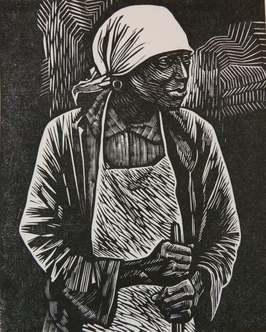 Elizabeth Catlett linocut (1 of 4)