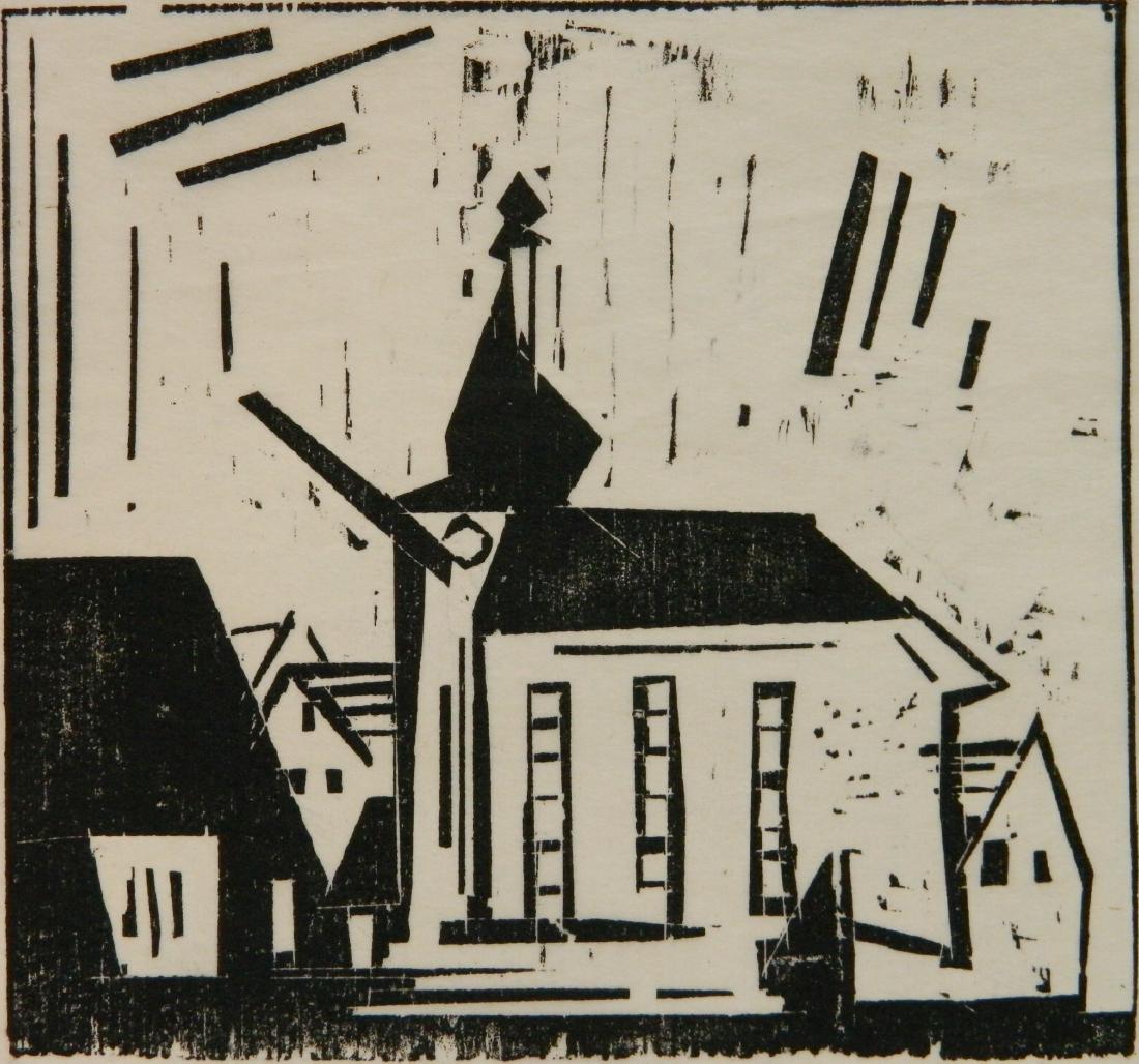 Lyonel Feininger woodcut (1 of 3)