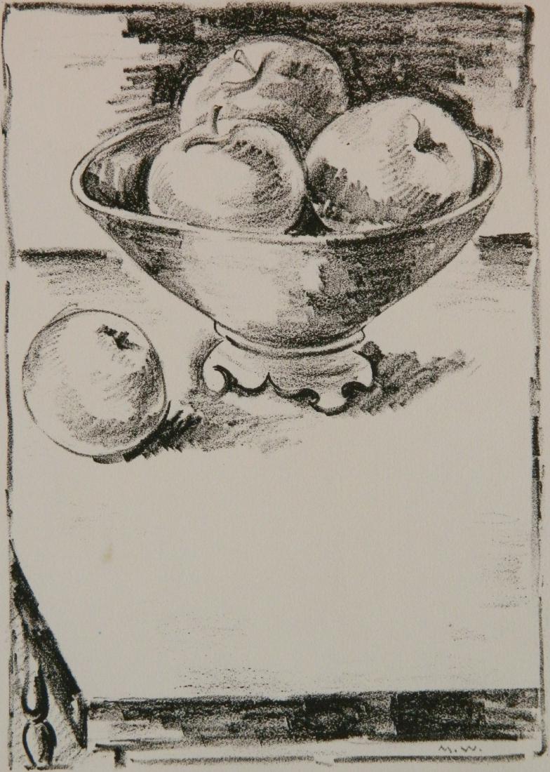 Max Weber lithograph: Max Weber (Russian-American 1881-1961)- Still-Life- lithograph, very good condition. 8 1/4 x 5 3/4''