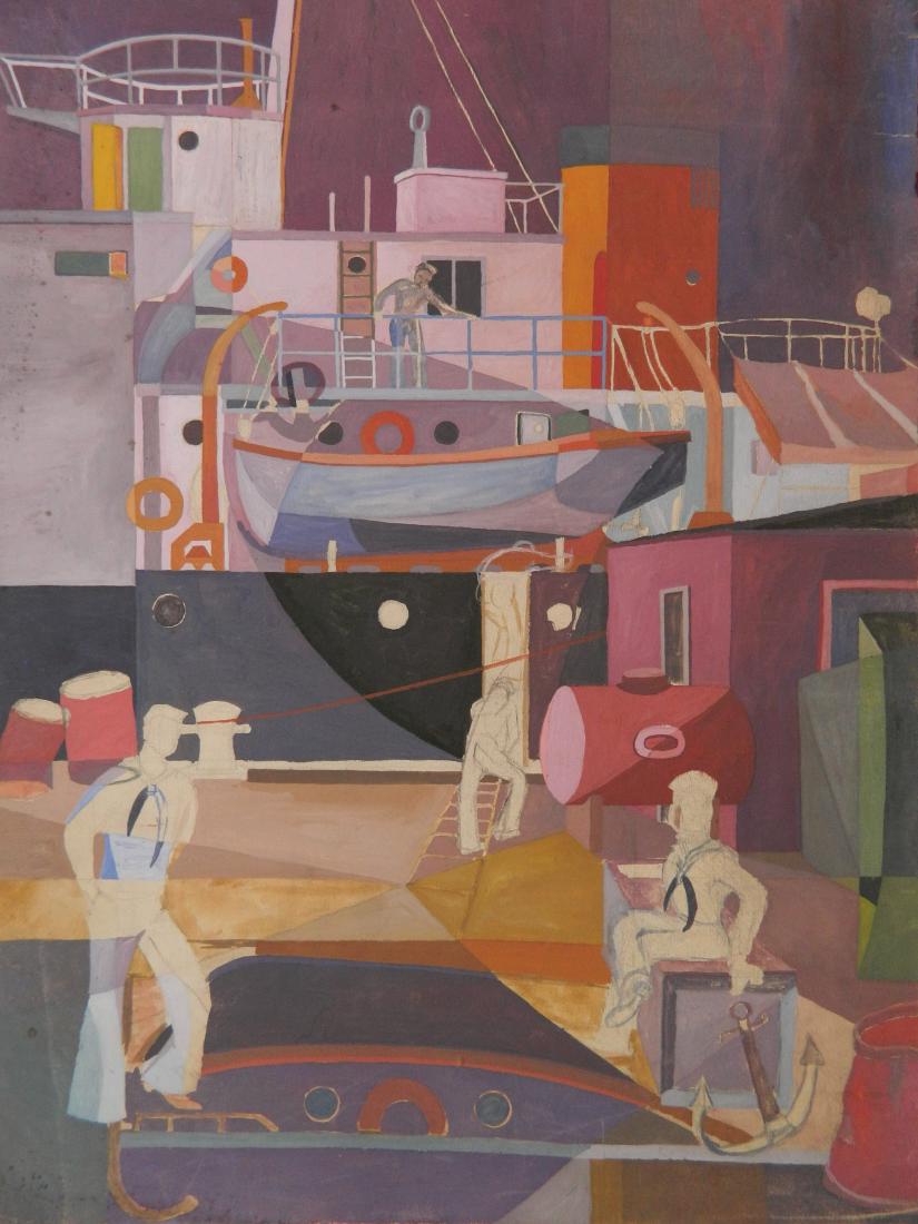 Charles E. Harris gouache (1 of 5)