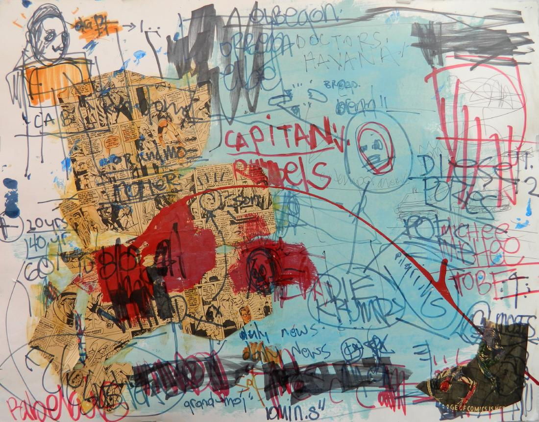 James Franco mixed media collage (1 of 3)