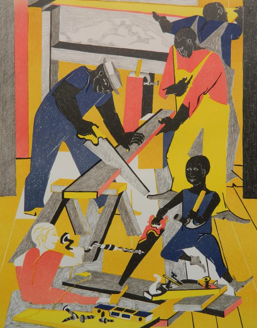 Jacob Lawrence lithograph (1 of 4)