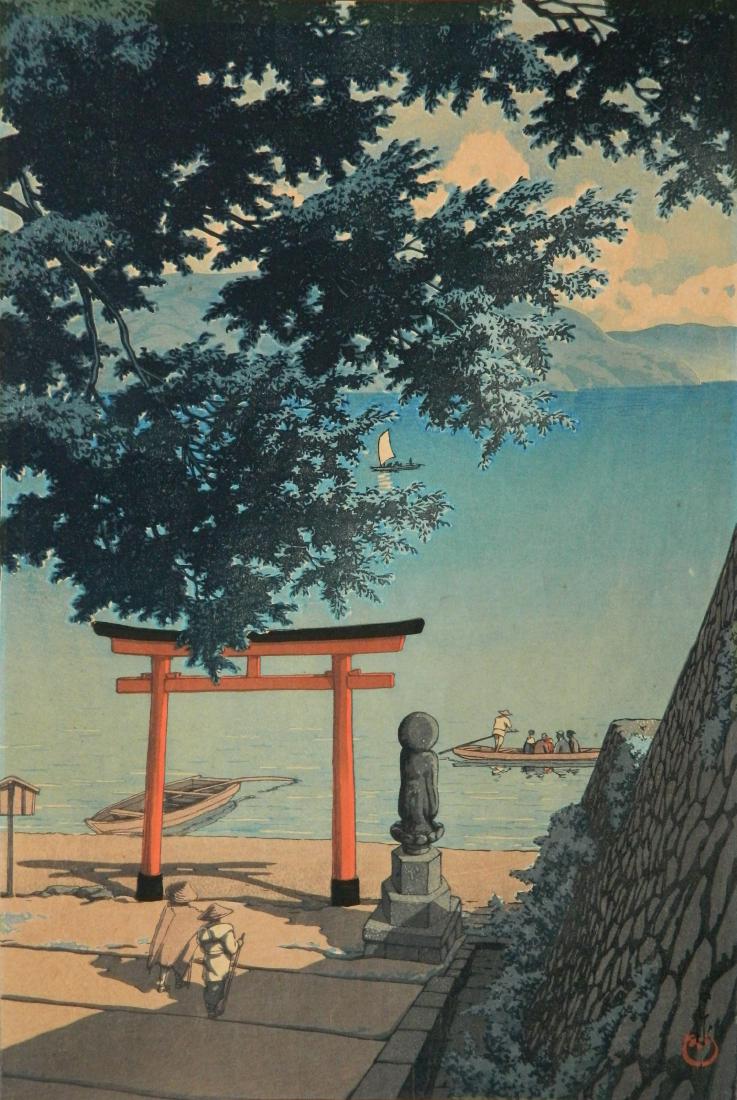 Hasui Kawase woodblock (1 of 4)