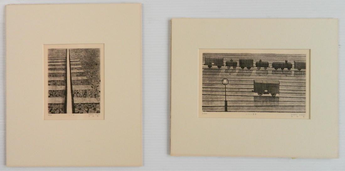 Shigeru Kimura 2 etchings (1 of 7)