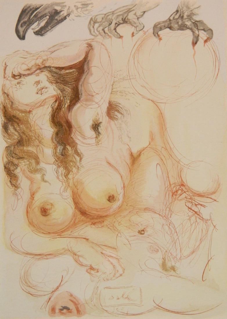 Salvador Dali wood engraving (1 of 4)