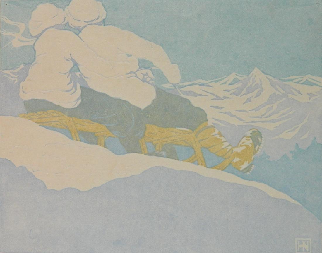 Hans Neumann woodcut (1 of 4)