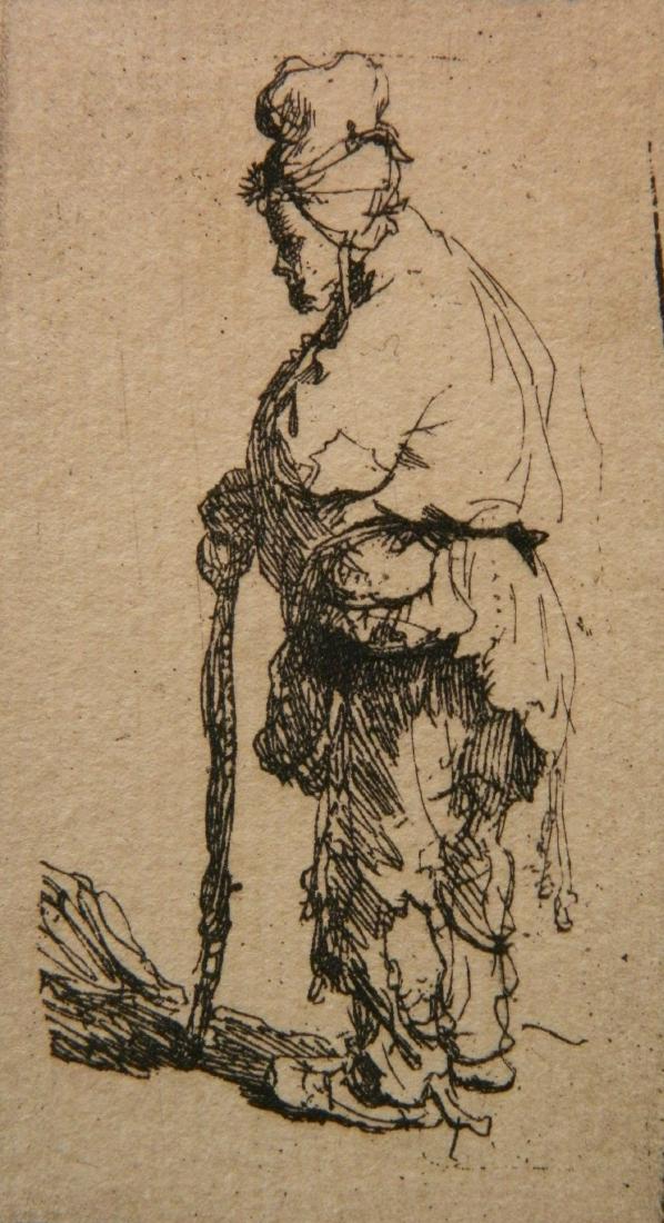 after Rembrandt etching (1 of 3)