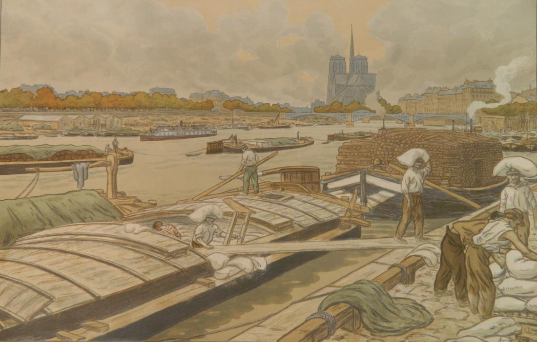 Henri Riviere lithograph (1 of 3)