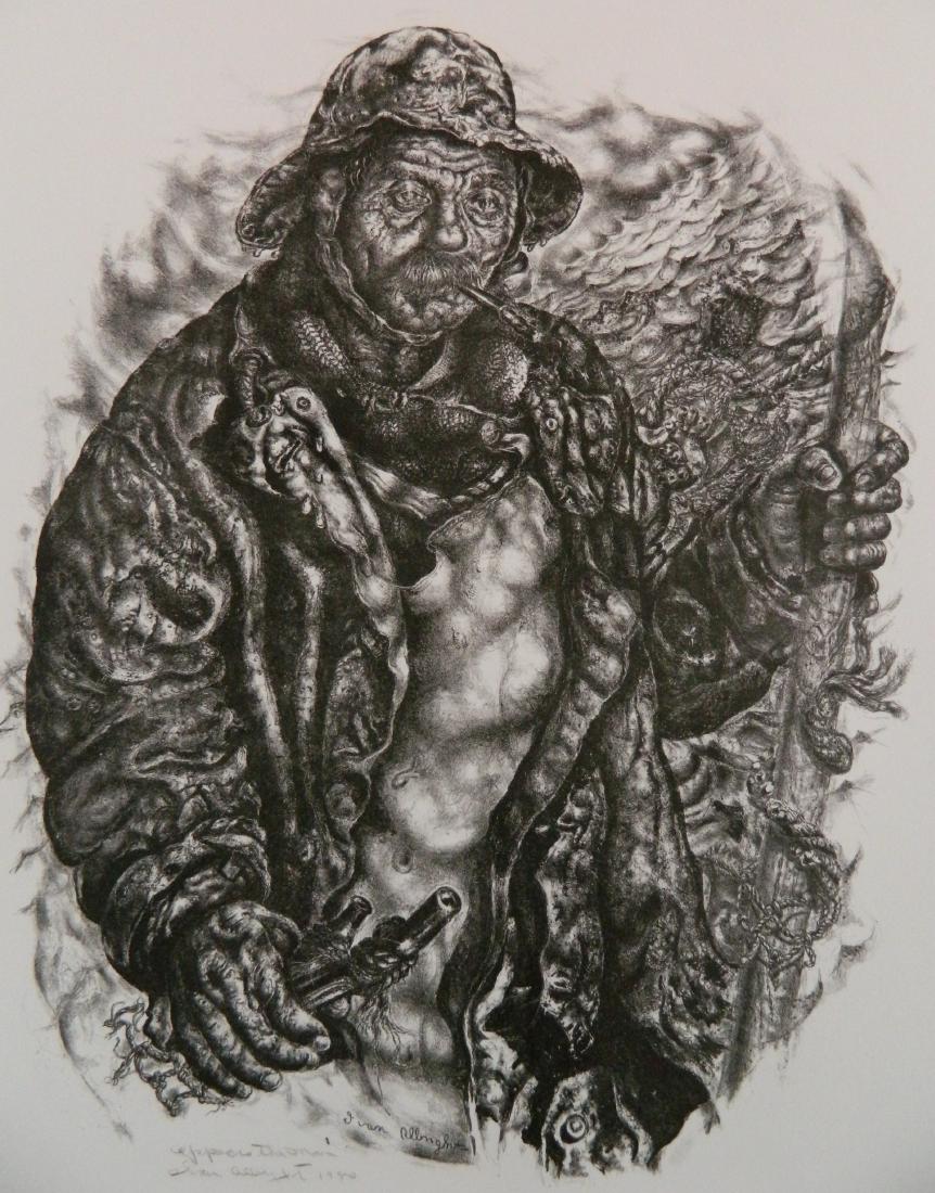 Ivan Albright lithograph (1 of 4)