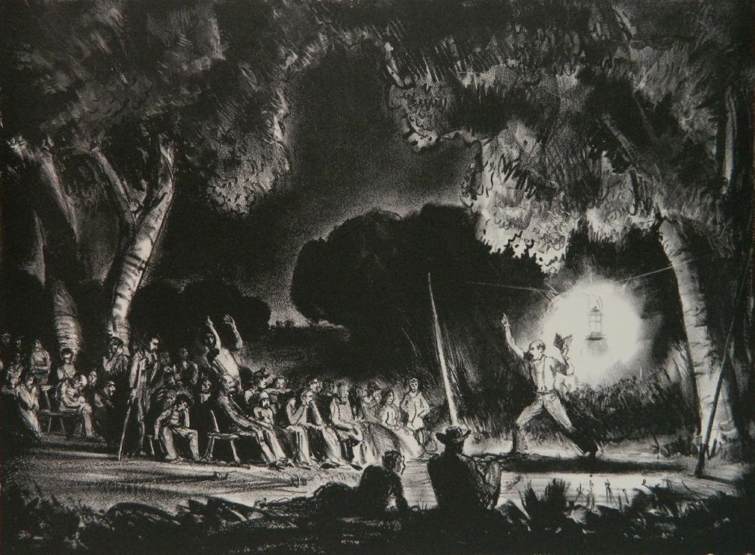 Peter Hurd lithograph (1 of 4)