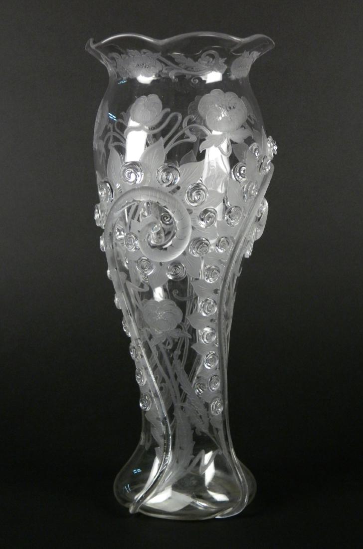 Stevens and Williams glass vase (1 of 6)