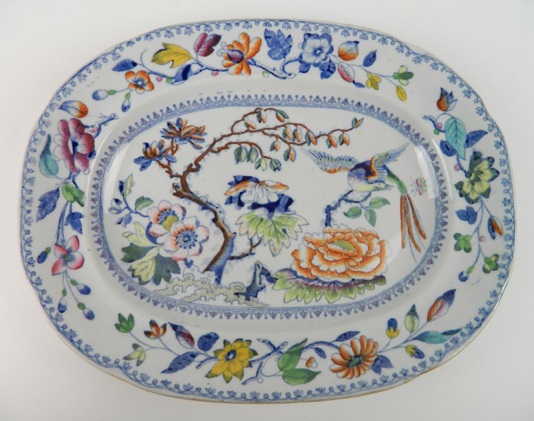 Davenport stoneware rectangular platter (1 of 4)