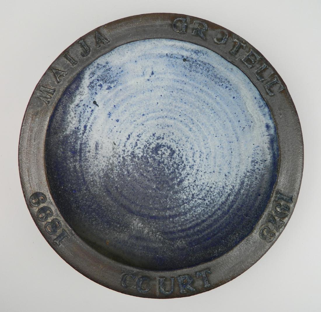 20th c. Contemporary ceramic charger (1 of 6)
